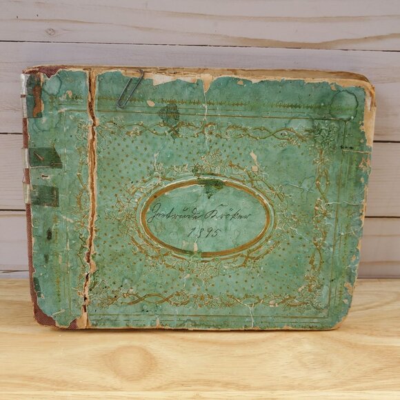 1895 German Songbook Antique Condition Fragile Historical Musical Manuscript - Picture 1 of 11